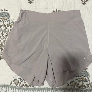 lululemon athletica Women's Light Gray Athletic Shorts